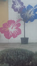 Hibiscus Mural