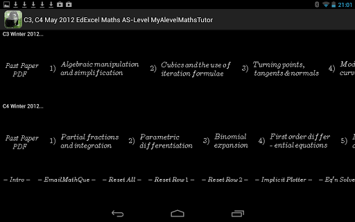 C3-4 EdExcel May 2012 Past Pap