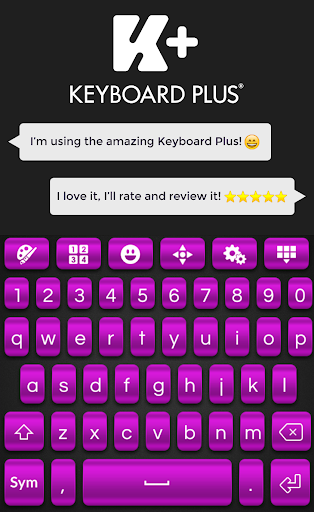 Color Purple Keyboard Theme