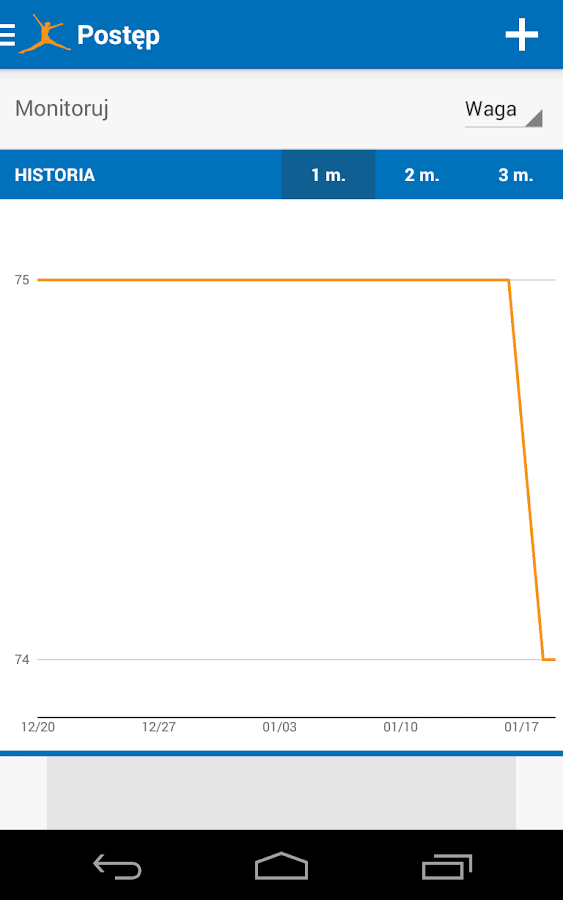   MyFitnessPal – zrzut ekranu 