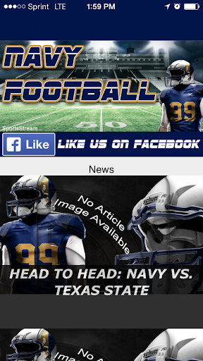 【免費運動App】Navy Football STREAM+-APP點子