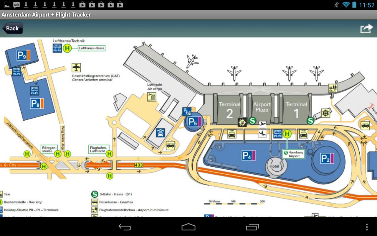 Hamburg Airport Map