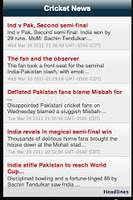 Anteprima screenshot di Notizie E Punteggi Del Cricket APK #1