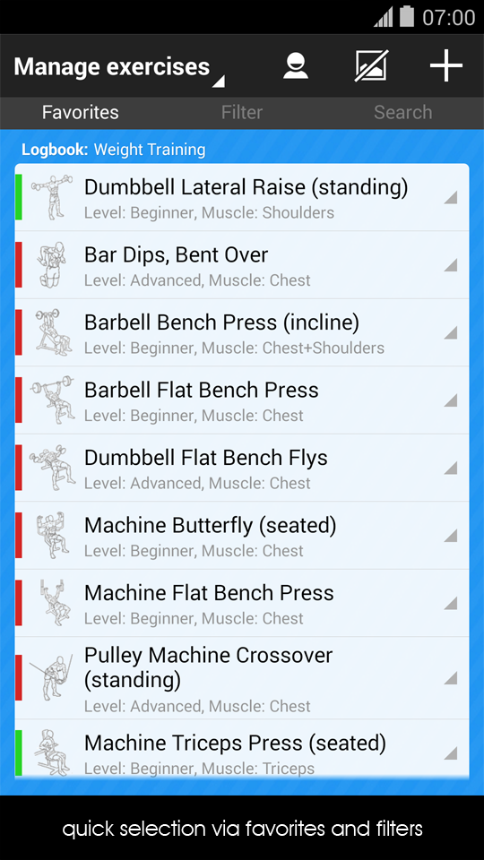 Fitness Workout Tracker Screen 2
