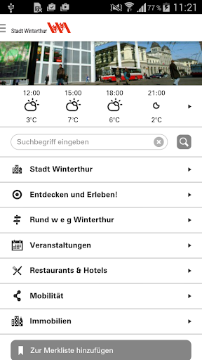 【免費旅遊App】Winterthur-APP點子