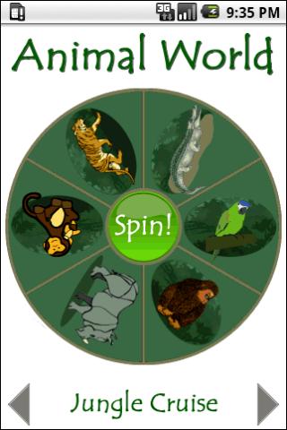 Animal World Screen 3