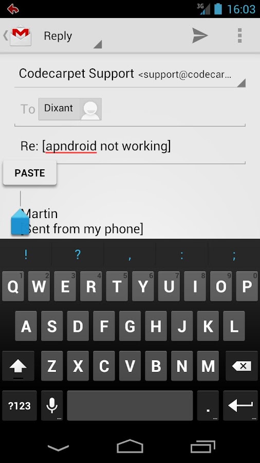 Gmail Canned Responses BETA - screenshot