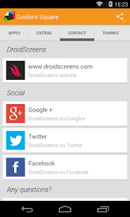 Goolors Square - icon pack - screenshot thumbnail