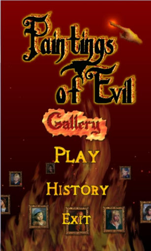 Paintings of Evil slide puzzle