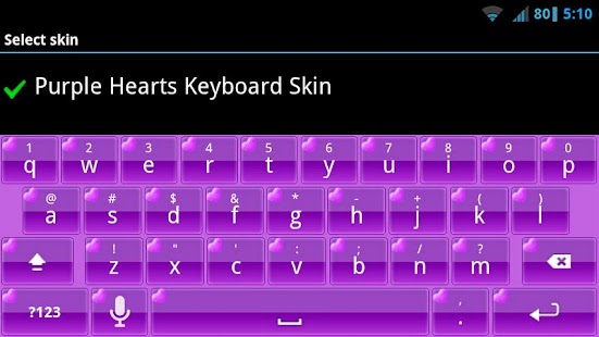How to download Purple Hearts Keyboard Skin 1.0 mod apk for pc