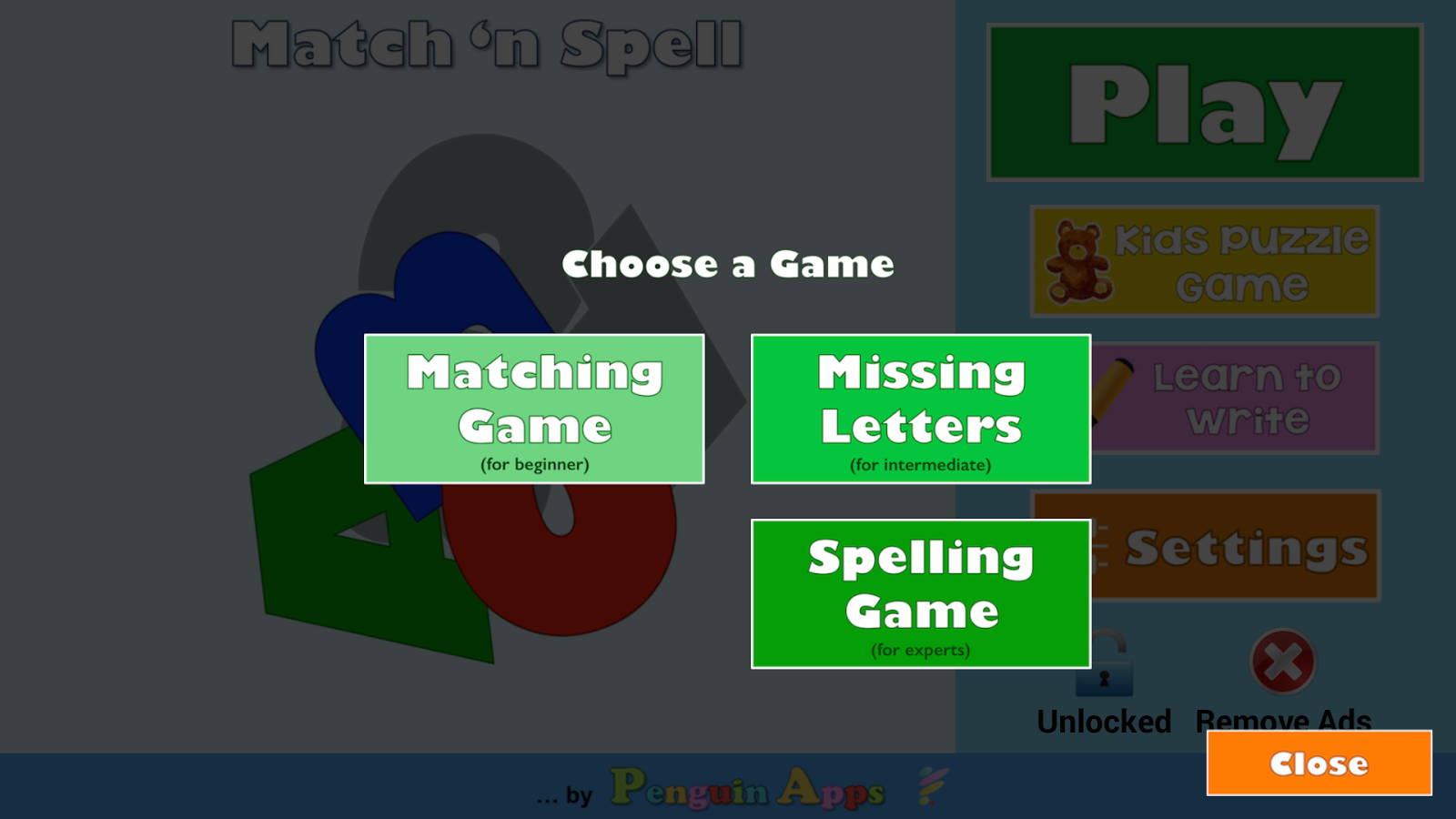 Kids Spelling Games FREE Android Apps on Google Play