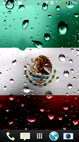 Mexico flag live wallpaper APK Снимки экрана #2