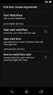 A15 WatchFace for SmartWatch2 Screen 2