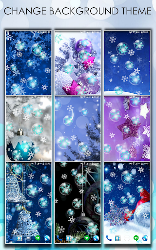 【免費個人化App】Bubbly Snowflake LiveWallpaper-APP點子