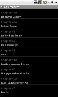 Lastest NC General Statutes - Property APK for PC