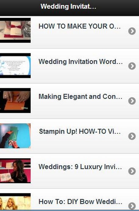 Wedding Invitations - screenshot