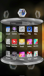 Next Launcher Theme Crystal 3D - screenshot thumbnail