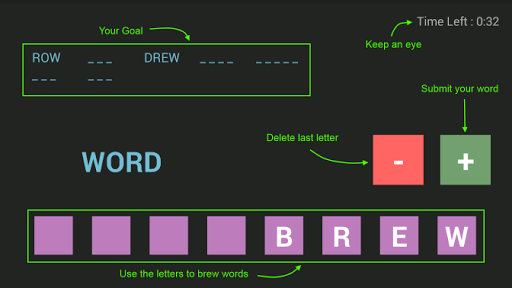 【免費拼字App】Word Brew-APP點子