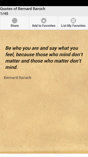 Quotes of Bernard Baruch