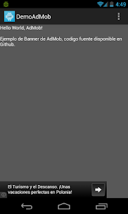 AdMob Sample Screenshots 2
