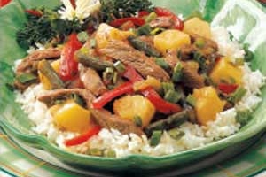 Pineapple Beef Stir-Fry