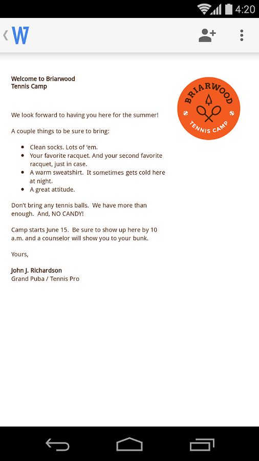 Google 문서 - screenshot