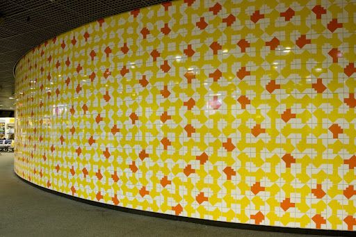 Tile Panel from President Juscelino Kubitschek Brasilia International Airport Tile Panel from President Juscelino Kubitschek Brasilia International Airport