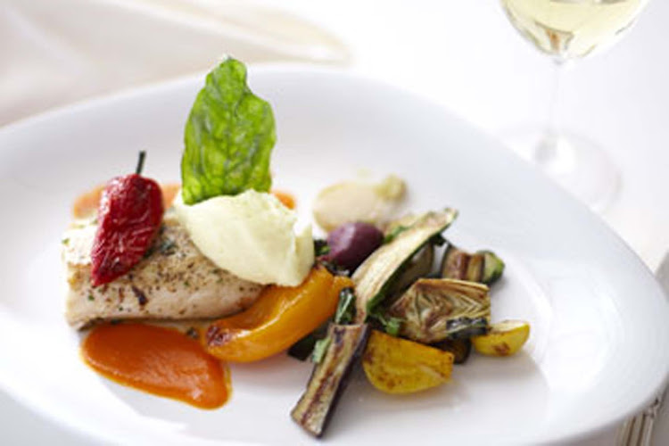 Vegetables are certainly not boring when prepared by a culinary expert aboard Crystal Serenity.