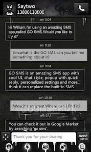 Lastest GO SMS Pro Thief Theme APK for Android
