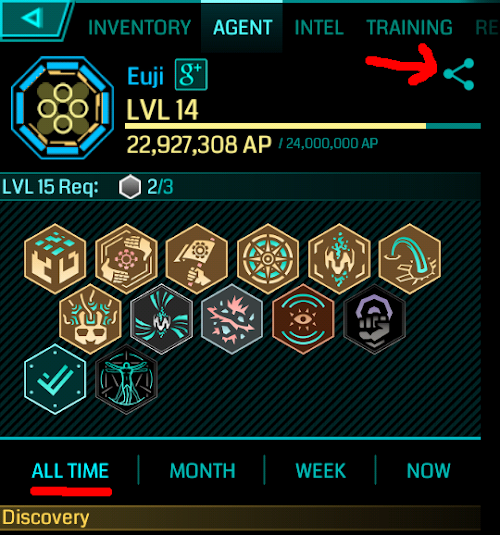 Android application Agent Stats screenshort