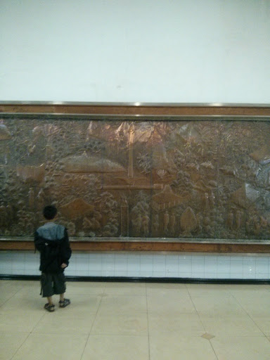 Indonesian Culture in Wall Carvings
