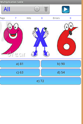 【免費教育App】Multiplication table-APP點子
