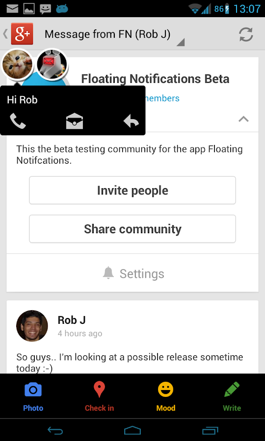 Floatifications Unlock - screenshot