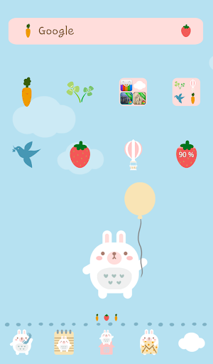 Rabbit 's balloon travel Dodol