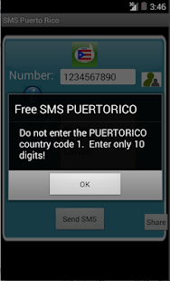 Free SMS Puerto Rico Screen 2