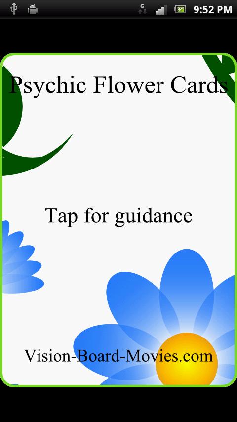 Psychic Flower Cards Screen 3