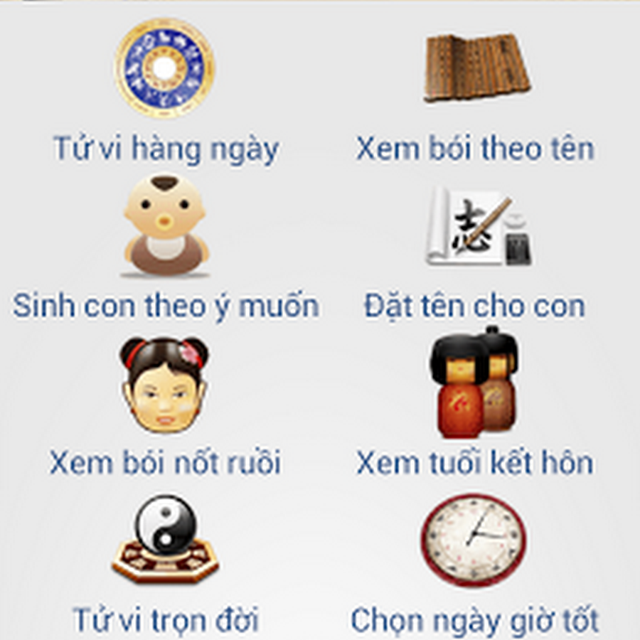 Tải ứng dụng xem bói tử vi Giáp Ngọ 2014 apk cho điện thoại Android