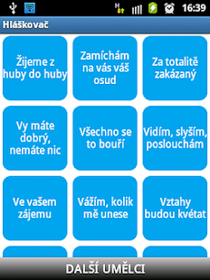 Hláškovač - náhled
