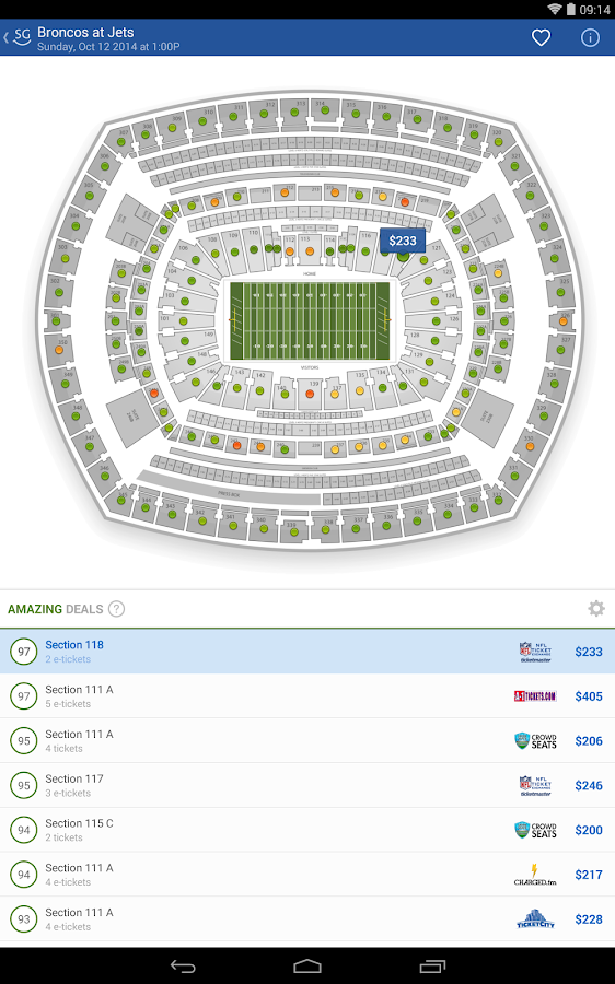 SeatGeek Event Tickets screenshot