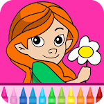 Cover Image of Download Girls Coloring Game  APK