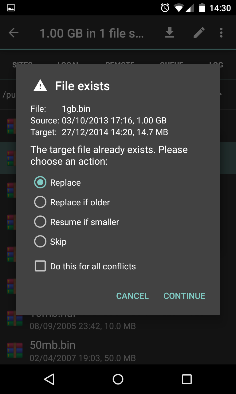 FTP Express Pro Screen 3