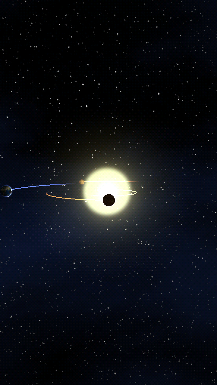 Solar System Live Wallpaper Screen 1