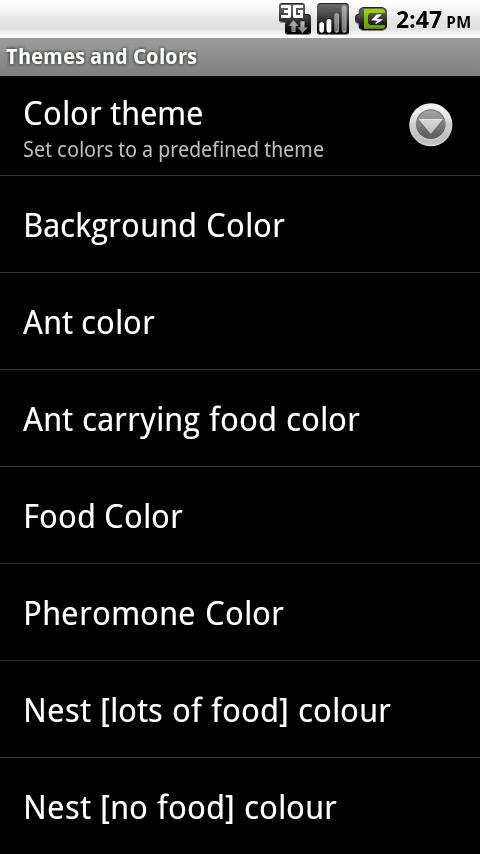 Pixel Ants Pro Live Wallpaper Screen 2