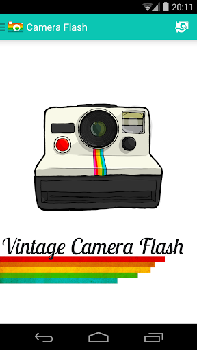 Vintage Camera Flash Linterna
