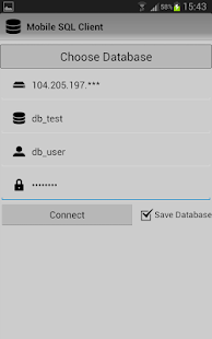 Mobile SQL Client