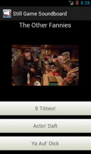 Still Game Soundboard Screen 2