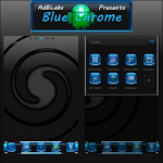 Cover Image of Descargar Blue Chrome Go Launcher EX 1.3 APK
