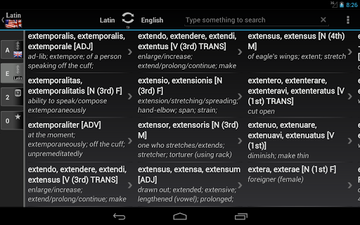 Latin Dictionnary 87