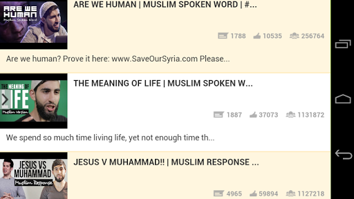 Talk Islam Youtube Videos