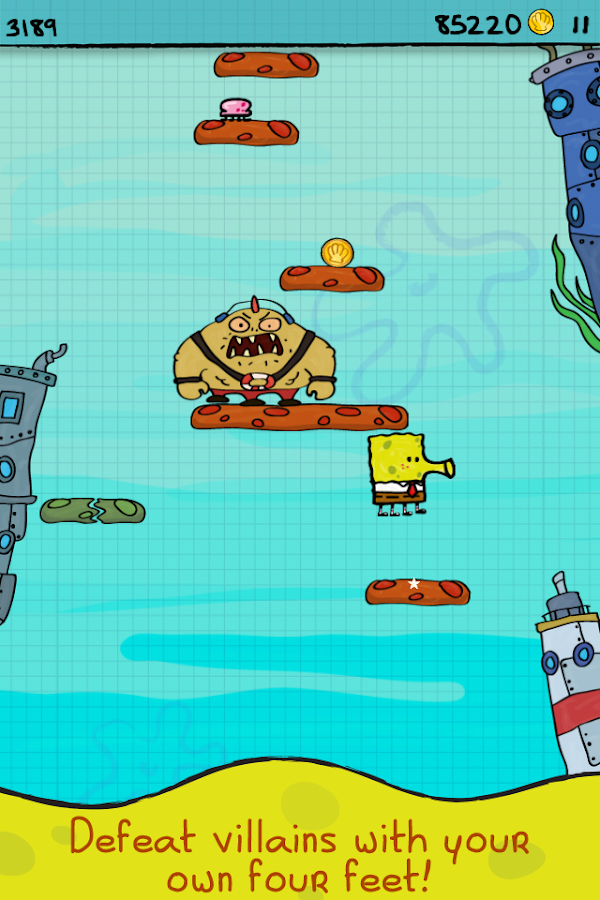 Doodle Jump SpongeBob - screenshot